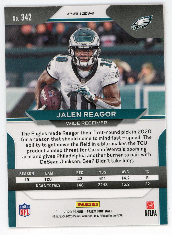 Jalen Reagor 2020 Panini Prizm Rookie Card #342