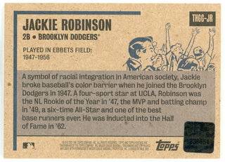 Jackie Robinson 2001 Topps Heritage Grandstand Glory Stadium Seat Card #THGG-JR
