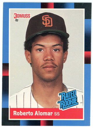 Roberto Alomar 1988 Donruss Rated Rookie #34