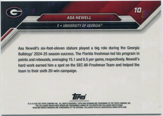 Asa Newell 2024 - 2025 Bowman Now U March Madness Card #10