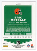 Eric Metcalf 2021 Panini Optic Pink Card #144