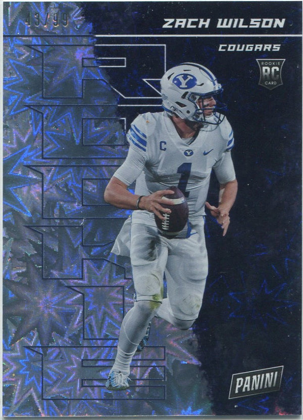 Zach Wilson 2021 Panini Player Of The Day Kaboom Parallel RC #77 43/99