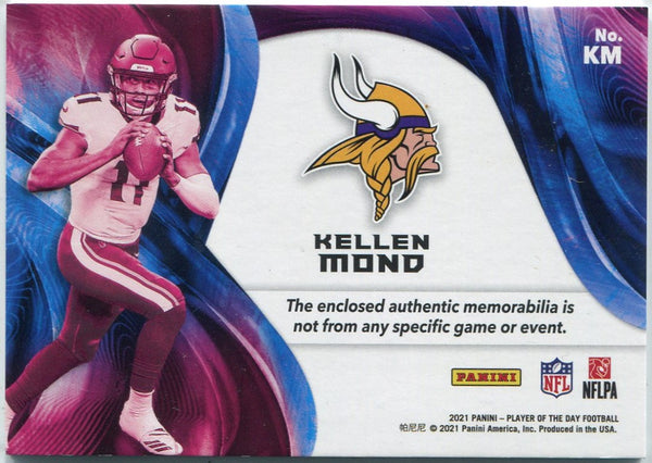 Kellen Mond 2021 Panini Player Of The Day Relic RC #KM 1/50