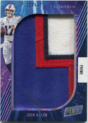 Josh Allen 2020 Panini Prime 4 Color Patch Card #JA 22/43