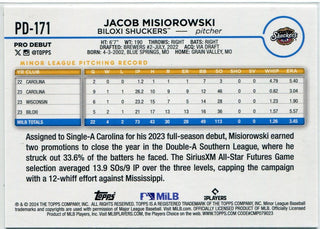 Jacob Misiorowski 2024 Topps Pro Debut RC #PD-171