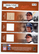 Brooks Robinson/ Erik Bedard/ Josh Towers/ Geronimo Gil/ Luis Matos/ Rodrigo Lopez Team Six 2005 Donruss Bat/Patch Relic #TS-20