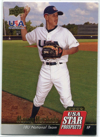 Manny Machado 2009 Upper Deck USA RC #USA-10