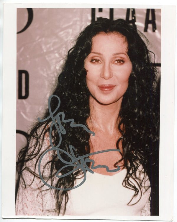 Cher Autographed 8x10 Photo