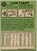 Luis Tiant 1967 Topps Card #377