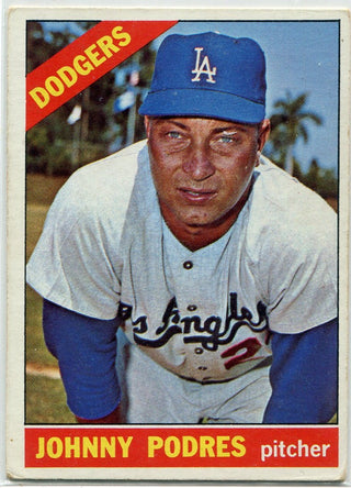 Johnny Podres 1966 Topps Card #468