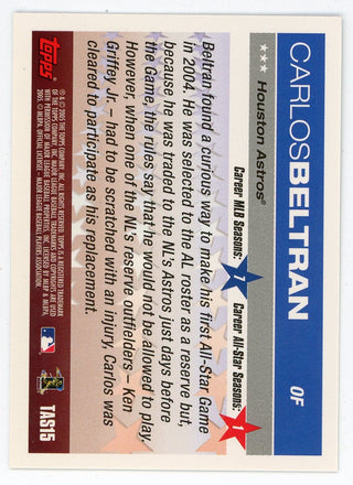 Carlos Beltran 2005 Topps All-Stars #TAS15