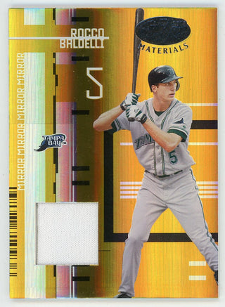 Rocco Baldelli 2005 Donruss Leaf Certified Patch Relic #153