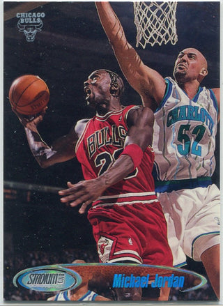 Michael Jordan 1998 - 1999 Topps Stadium Club Card #62
