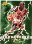 Michael Jordan 1995 - 1996 Skybox Premium Electrified Card #278