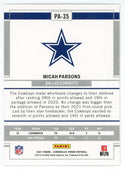 Micah Parsons 2021 Panini Chronicles #PA-35