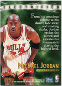 Michael Jordan 1995 - 1996 Skybox Premium Electrified Card #278