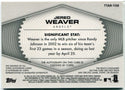 Jered Weaver Autographed 2012 Topps Triple Threads Jersey Card 14/18