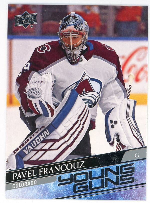 Pavel Francouz 2020-21 Upper Deck Series 1 Young Guns Card #249