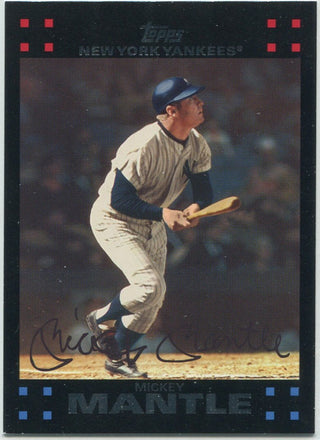 Mickey Mantle 2007 Topps Card #7