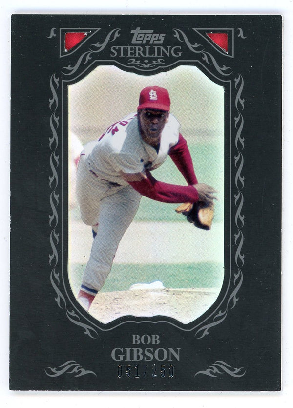 Bob Gibson 2009 Topps Sterling Card #101