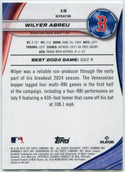 Wilyer Abreu 2024 Bowman's Best Refractor RC #15