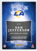 Van Jefferson 2020 Panini Origins Patch Relic Rookie Card #RP-25