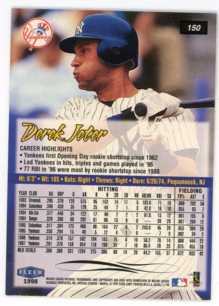 Derek Jeter 1998 Fleer Ultra #150