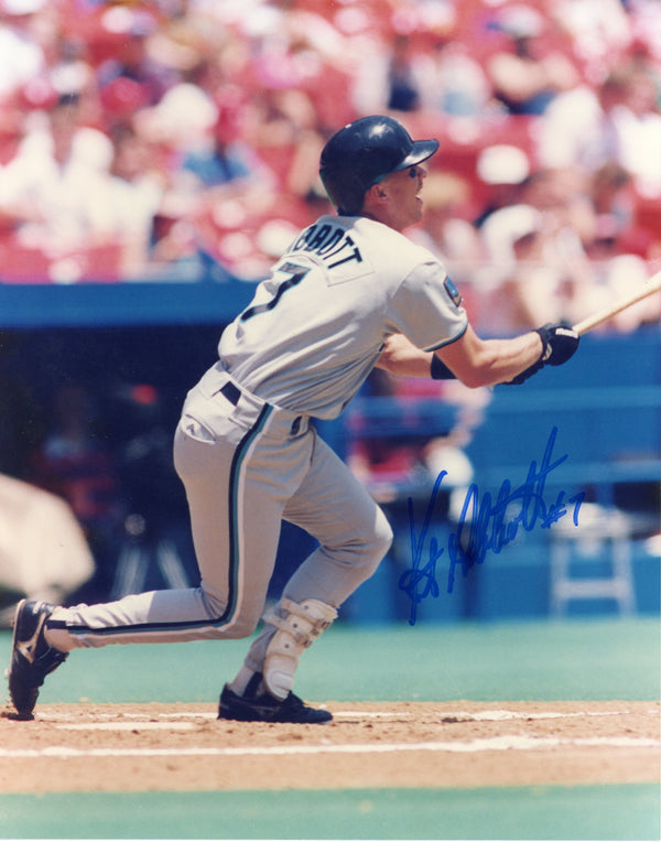 Kurt Abbott Autographed 8x10
