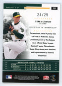 Tim Hudson 2004 Donruss Throwback Threads Patch Relic #151
