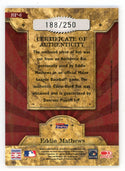 Eddie Mathews 2004 Donruss Throwback Threads Blast From The Past Bat Relic #BP-6