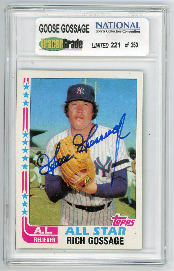 Rich Gossage Autographed 1982 Topps #557