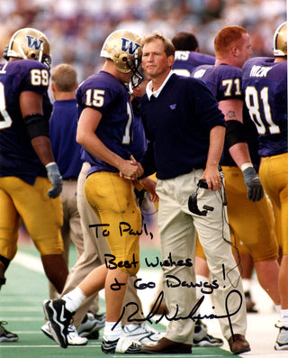 Rick Neuheisel Autographed 8x10 Photo