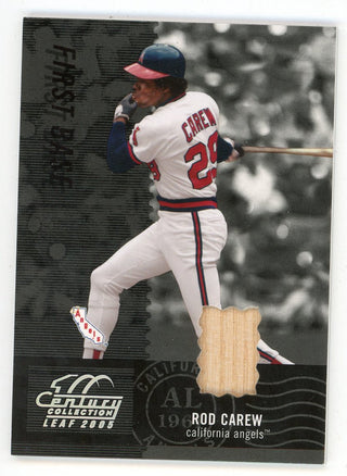 Rod Carew 2005 Leaf Century Collection Bat Relic #129
