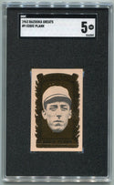 Eddie Plank 1963 Bazooka Greats Card #9 SGC Graded 5