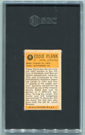 Eddie Plank 1963 Bazooka Greats Card #9 SGC Graded 5