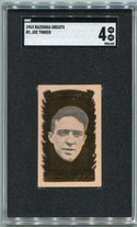 Joe Tinker 1963 Bazooka Greats Card #1 SGC Graded 4