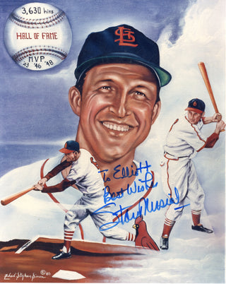 Stan Musial Autographed 8x10 Photo