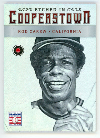 Rod Carew 2015 Panini Etched in Cooperstown #61