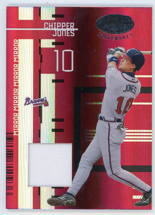 Chipper Jones 2005 Donruss Leaf Certified Patch Relic #26