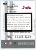 Chipper Jones 2005 Donruss Leaf Certified Patch Relic #26