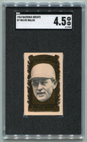Big Ed Walsh 1963 Bazooka Greats Card #7 SGC Graded 4.5