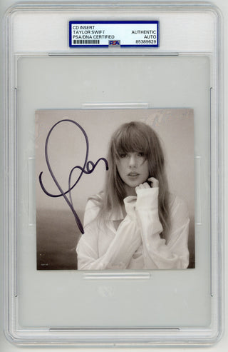 Taylor Swift Autographed CD Insert (PSA AUTO AUTHETIC)