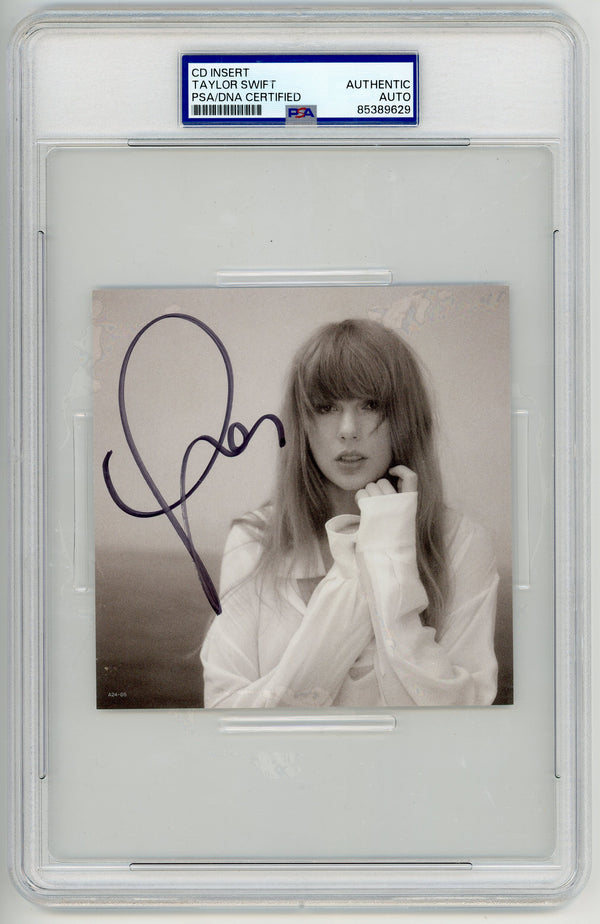 Taylor Swift Autographed CD Insert (PSA AUTO AUTHETIC)