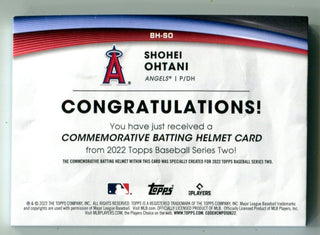Shohei Ohtani 2022 Topps Series Two Commemorative Bat Card #BHSO