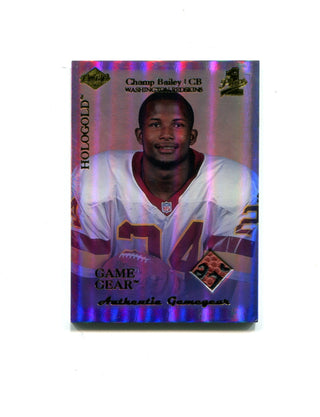 Champ Bailey 1999 Collector's Edge Game Gear Hologold #RG9 Card