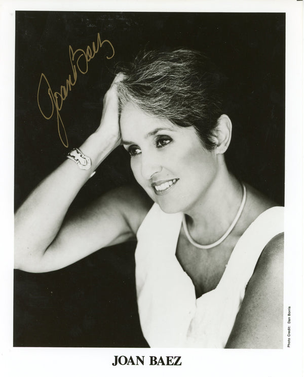 Joan Baez Autographed 8x10 Photo