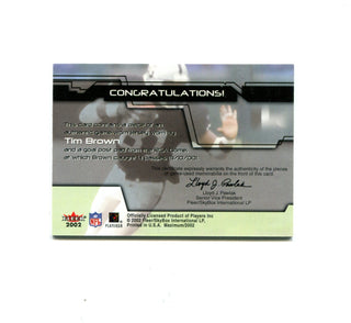 Tim Brown 2002 Fleer Maximum Card
