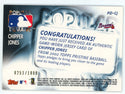 Chipper Jones 2002 Topps Popular Demand Patch Relic #PD-CJ