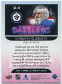 Connor Hellebuyck 2020 - 2021 Upper Deck Dazzlers Orange Card #DZ-49