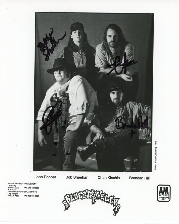 Blues Traveler Multi-Signed 8x10 Photo